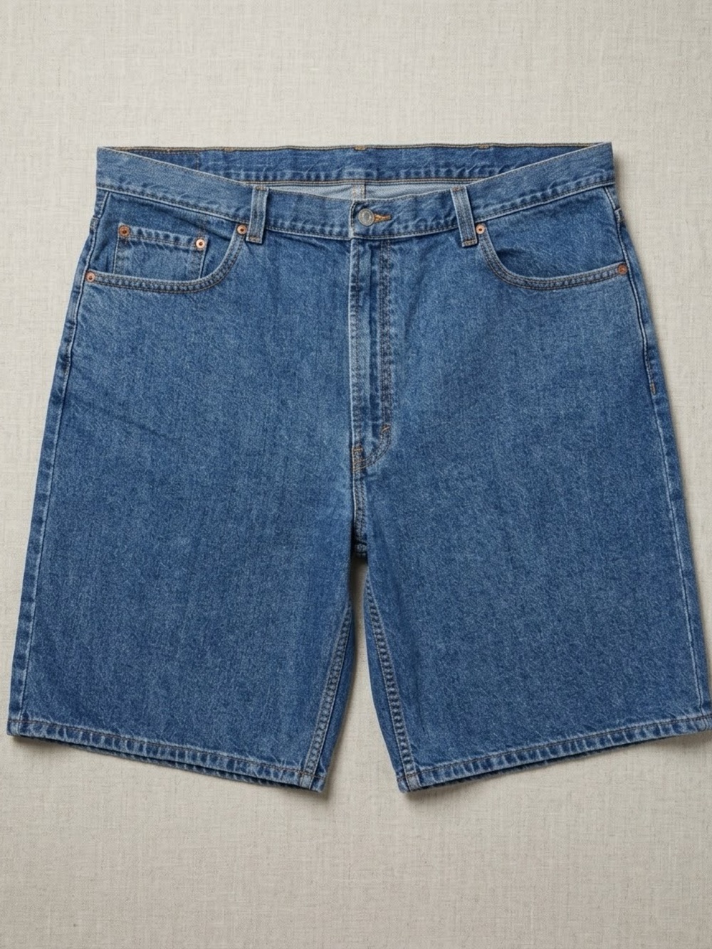 Levi's 550 Medium Blue Denim Men’s Jean Shorts